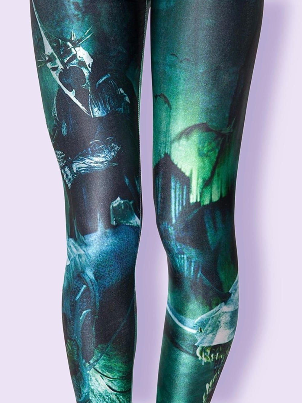BlackMilk LOTR Witch King Leggings XS Lord of The Rings Geek Nerd Horror Fantasy